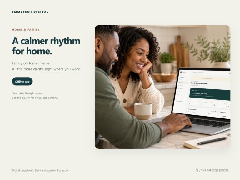 Family & Home Planner | Offline Desktop App