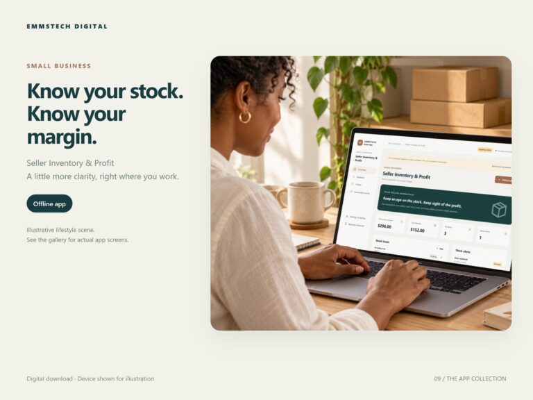 Seller Inventory & Profit | Offline Desktop App