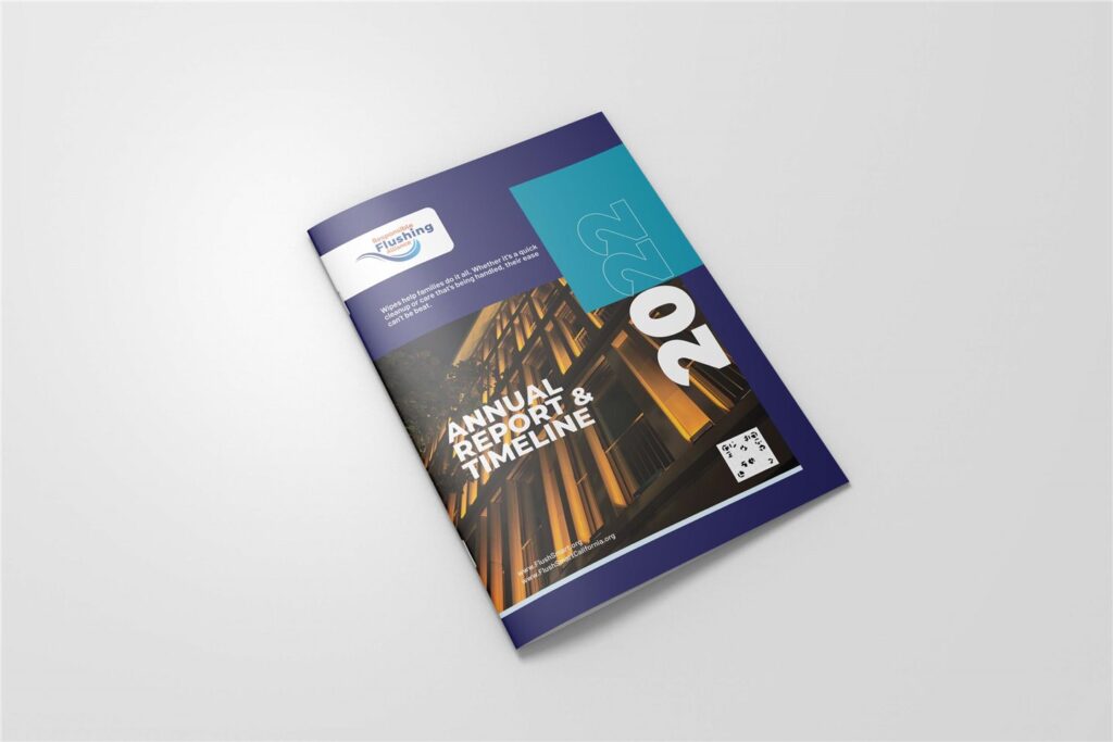 Responsible Flushing Alliance annual-report cover design