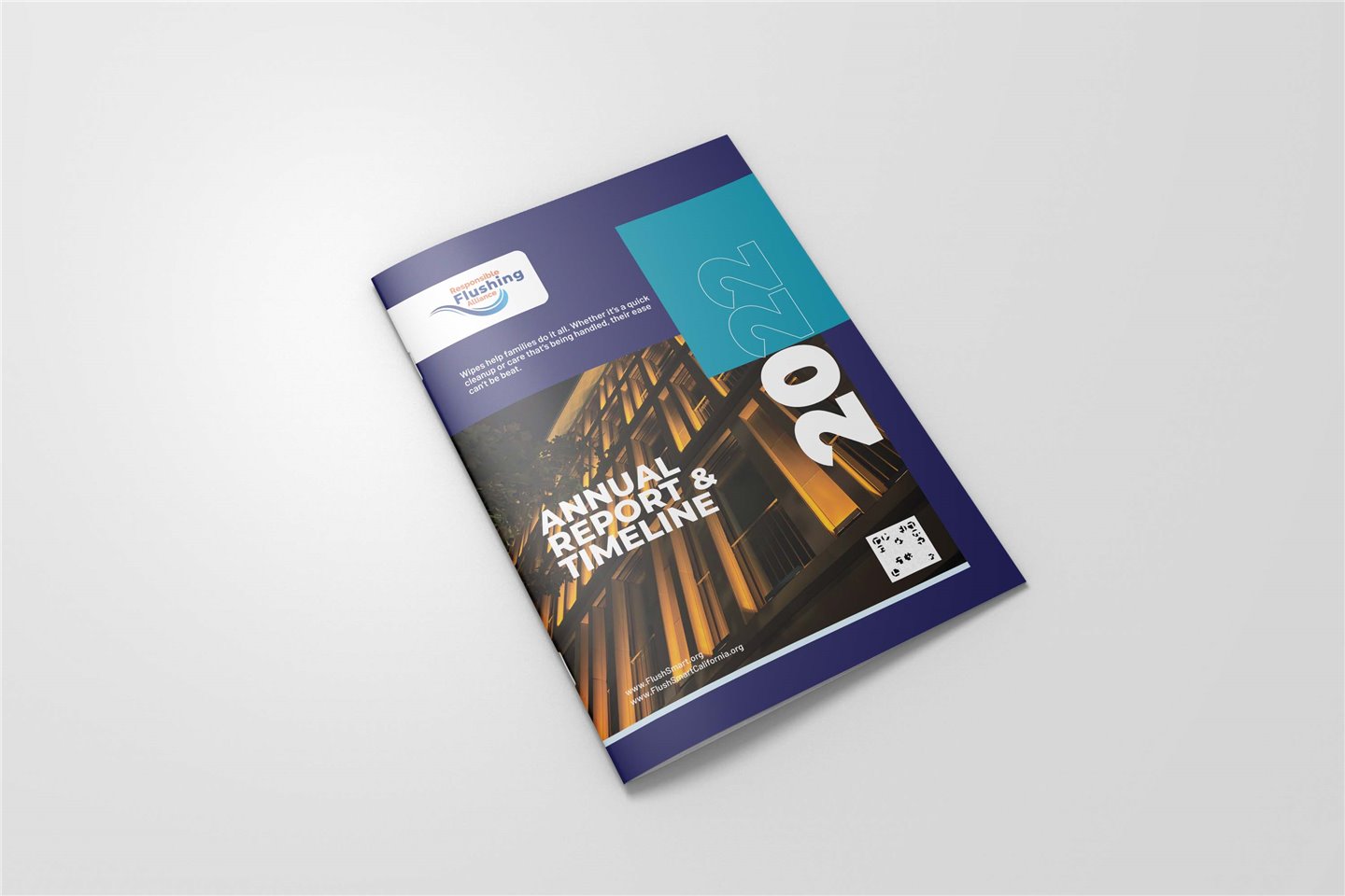 Responsible Flushing Alliance annual-report cover design